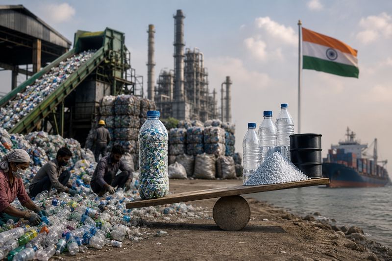 India’s r-PET Industry Faces Underutilisation Despite 40% Recycled Content Mandate